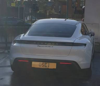 UK Number Plate OSE 1