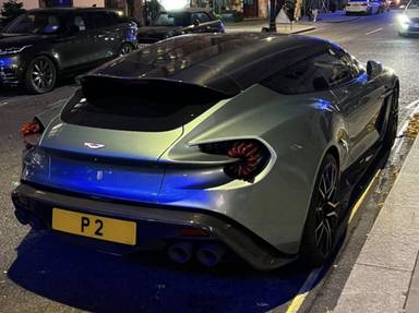 UK Number Plate P 2