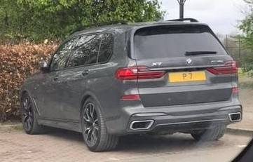 UK Number Plate P 7