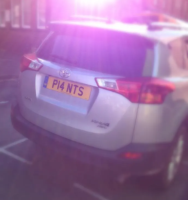 UK Number Plate P14 NTS
