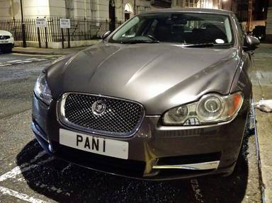 UK Number Plate PAN 1