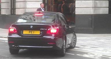 UK Number Plate PE 1