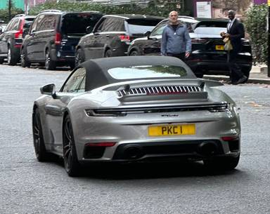 UK Number Plate PKC 1