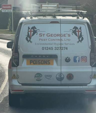 UK Number Plate PO15 ONS on a 2023 Silver Volkswagen Caddy C20 Commerce Pro Tdi