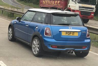 UK Number Plate POP 1T