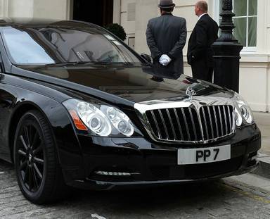 UK Number Plate PP 7