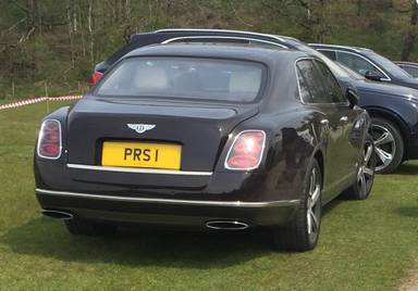 UK Number Plate PRS 1