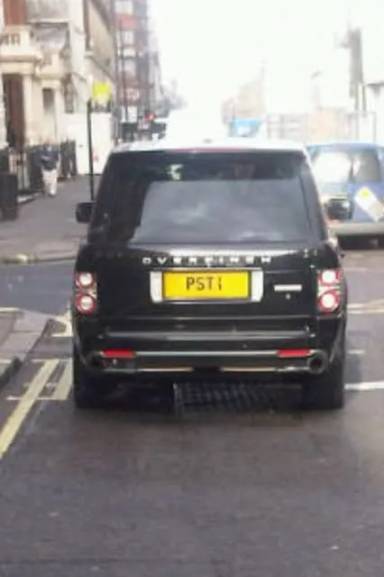 UK Number Plate PST 1