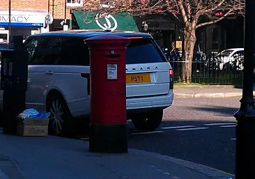 UK Number Plate PST 1