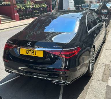 UK Number Plate QTR 1