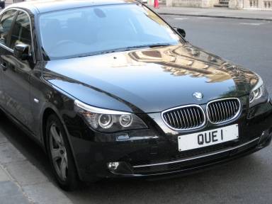 UK Number Plate QUE 1