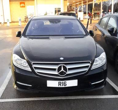 UK Number Plate R 16