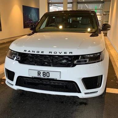 UK Number Plate R 80
