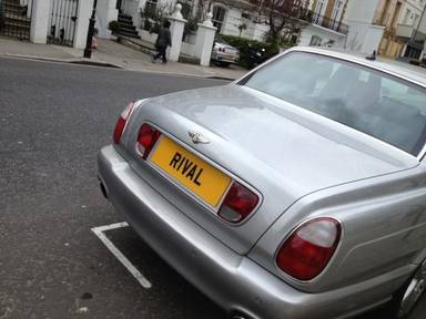 UK Number Plate R1 VAL