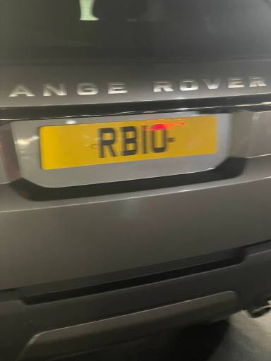 UK Number Plate RB 10