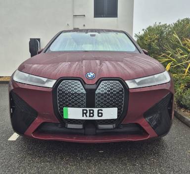 UK Number Plate RB 6
