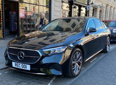 UK Number Plate REC 001