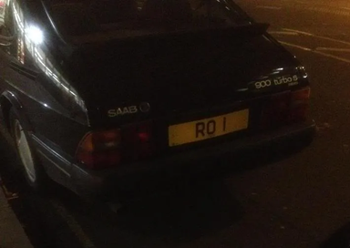 UK Number Plate RO 1