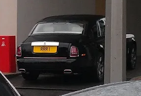 UK Number Plate RRR 1