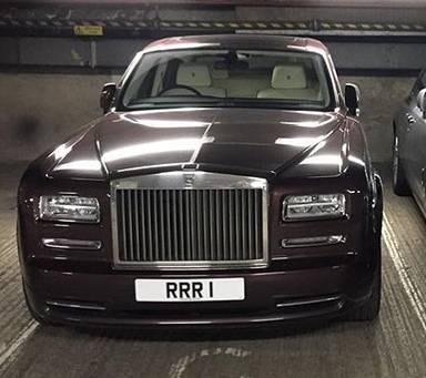 UK Number Plate RRR 1