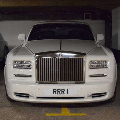 UK Number Plate RRR 1