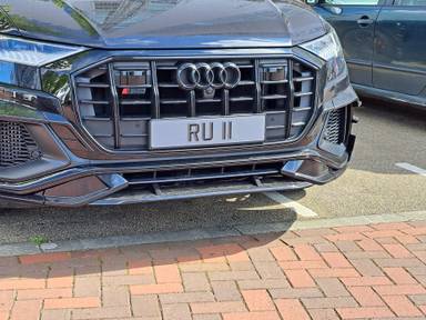 UK Number Plate RU 11
