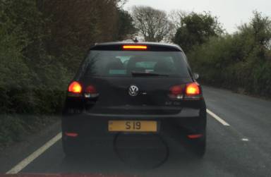 UK Number Plate S 19