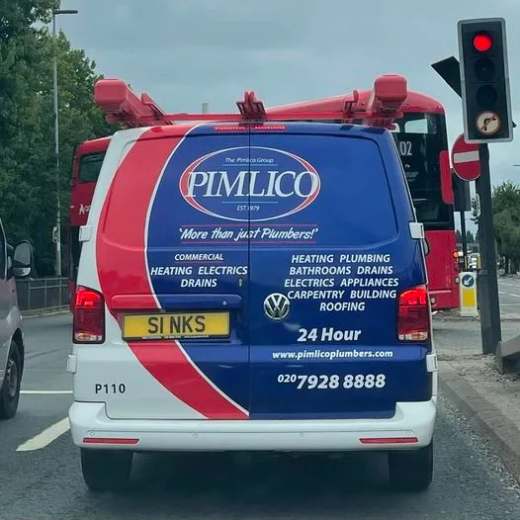 S1 NKS number plate – Pimlico Plumbers
