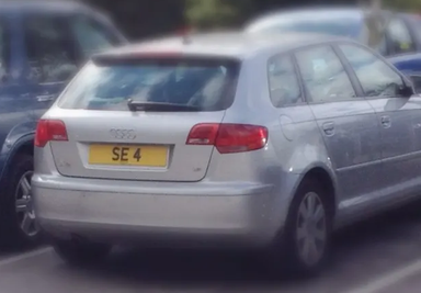 UK Number Plate SE 4