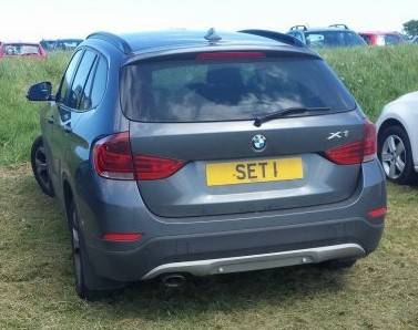 UK Number Plate SET 1