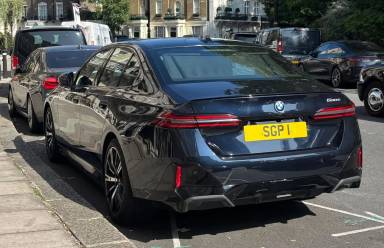 UK Number Plate SGP 1