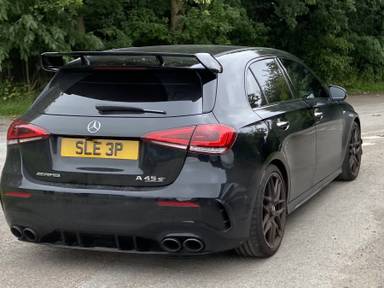 UK Number Plate SLE 3P