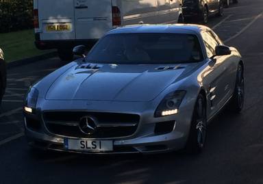 UK Number Plate SLS 1