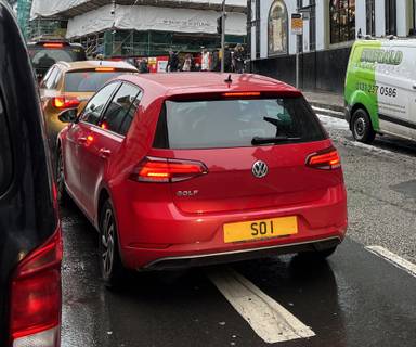 UK Number Plate SO 1