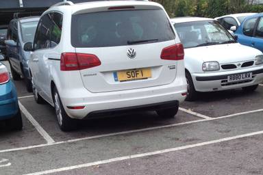 UK Number Plate SOF 1