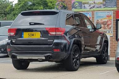 UK Number Plate SOM 1