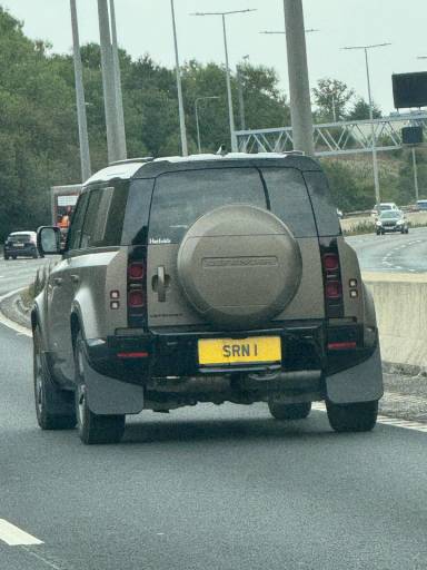 UK Number Plate SRN 1