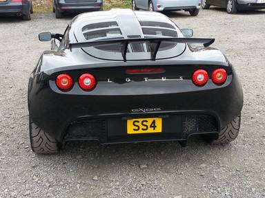 UK Number Plate SS 4