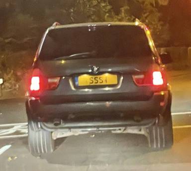 UK Number Plate SSS 1
