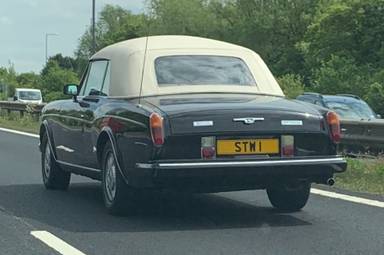 UK Number Plate STW 1