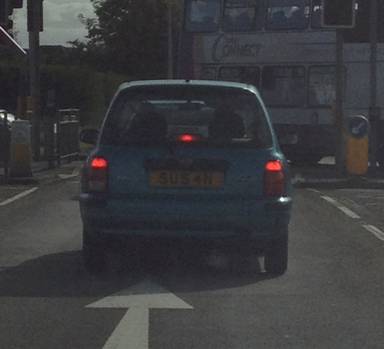 UK Number Plate SUS 4N