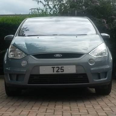 UK Number Plate T 25