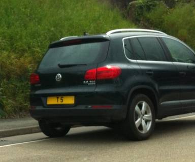 UK Number Plate T 5