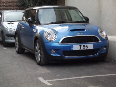 UK Number Plate T 95
