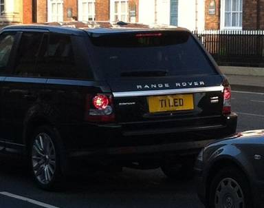 UK Number Plate T1 LED