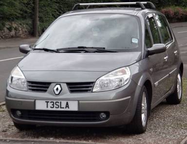 UK Number Plate T3 SLA