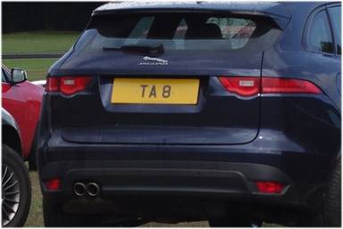 UK Number Plate TA 8