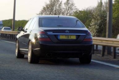UK Number Plate TB 1