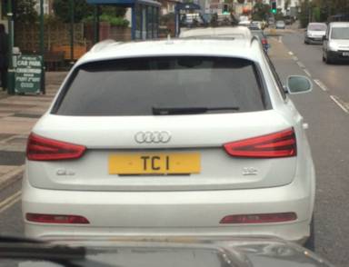 UK Number Plate TC 1
