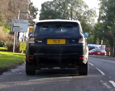 UK Number Plate TC 2